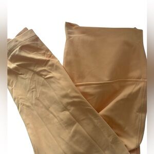 Lululemon Align High Rised Cropped Leggings in “Mango Dream”